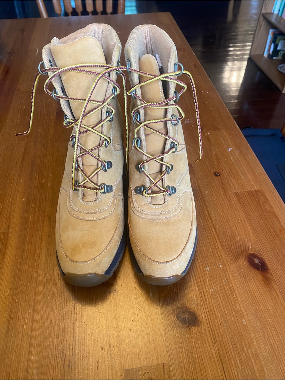 Timberland Wheat Tan Suede Boots with Brown Rubber Sole